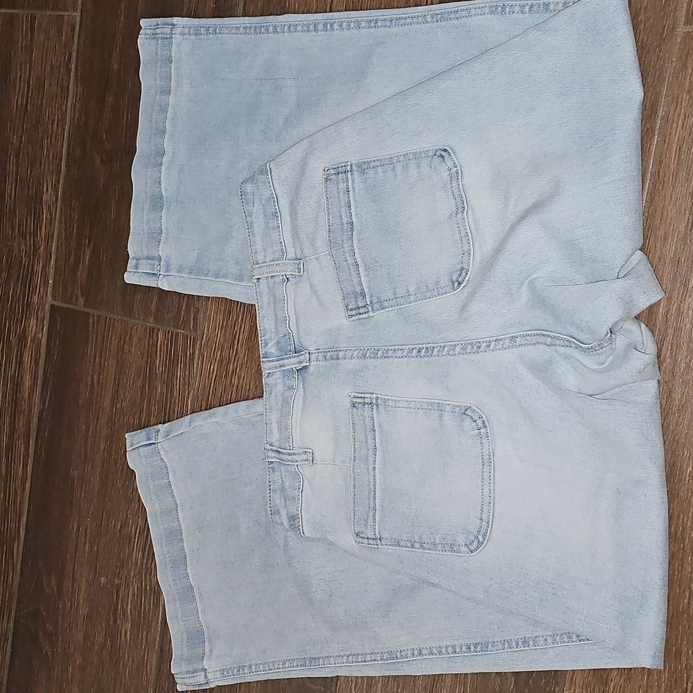 Women's OAT NEW YORK Light Blue Wide-Leg Jeans SZ 26 SZ 2 - Picture 4 of 5